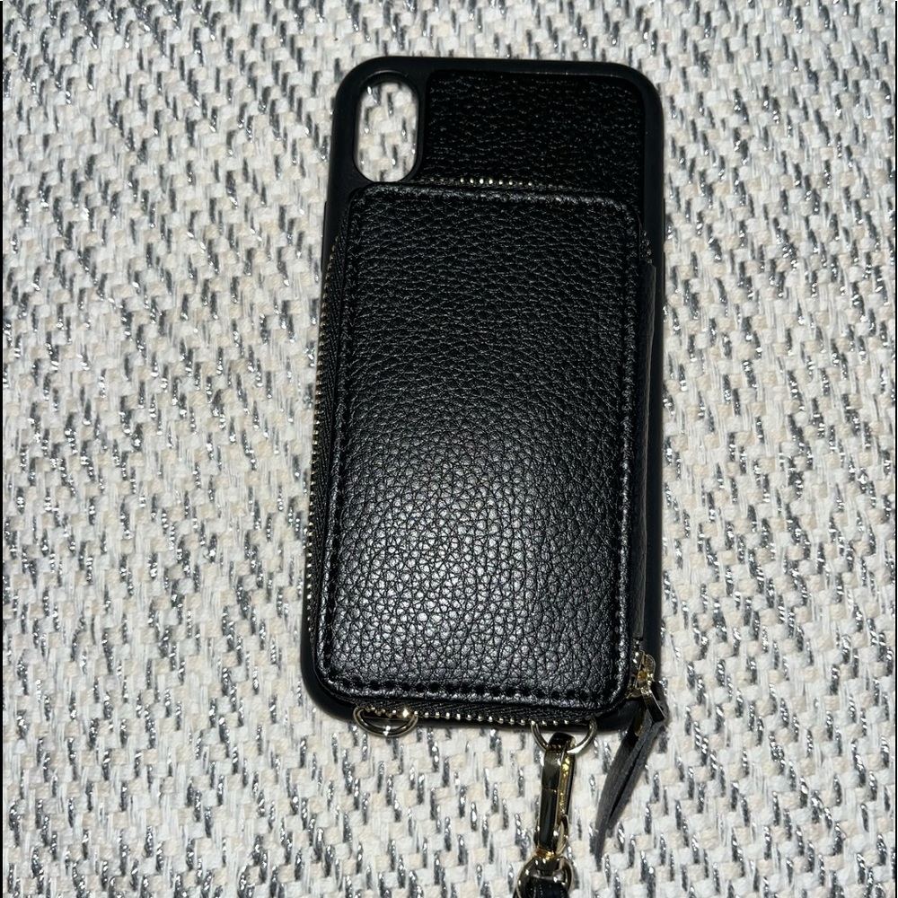 iPhone XR wallet phone case only used once! Holds approx 6cards on each side!